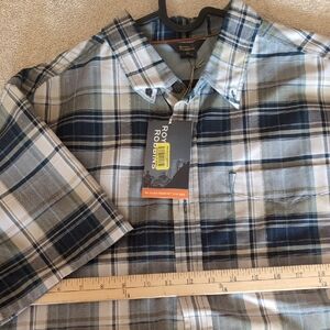 Royal Robbins Blue Casual Button Down Shirt